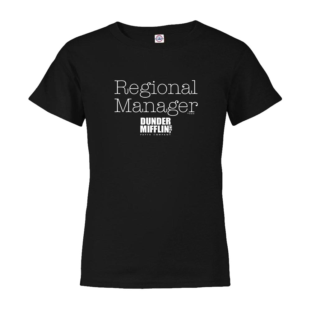 The Office Regional Mgr/Asst. Regional Mgr Kids Short Sleeve T-Shirt