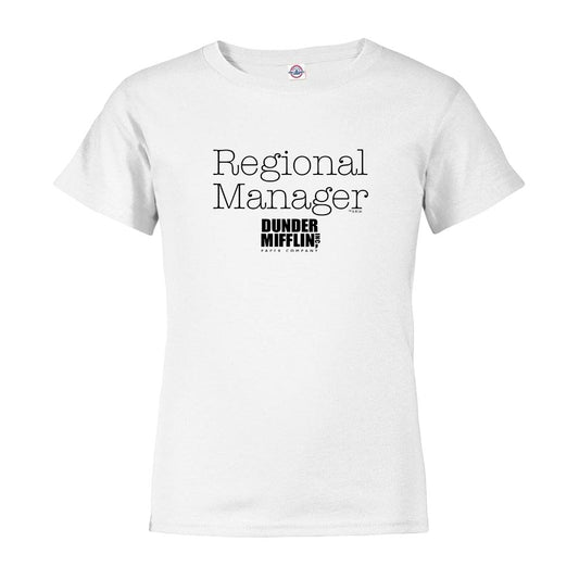The Office Regional Mgr/Asst. Regional Mgr Kids Short Sleeve T-Shirt
