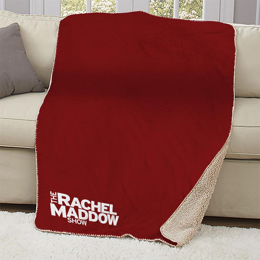 The Rachel Maddow Show LOGO Sherpa Blanket