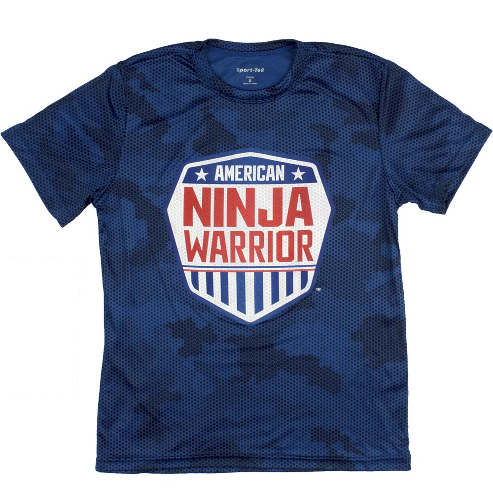 American Ninja Warrior Kids Camo Performance T-Shirt