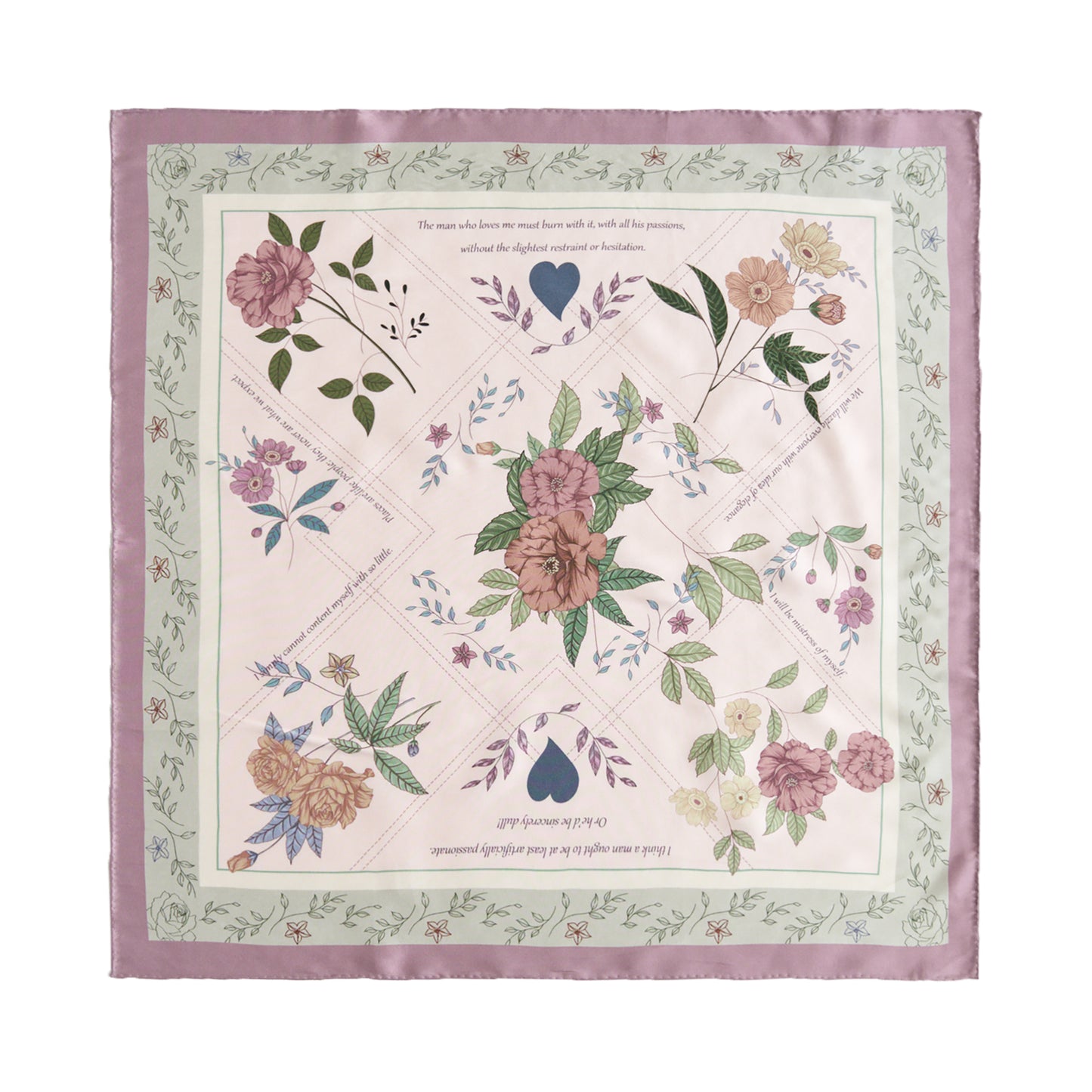 Lost Pattern x Sense and Sensibility Love Token Silk Scarf-1
