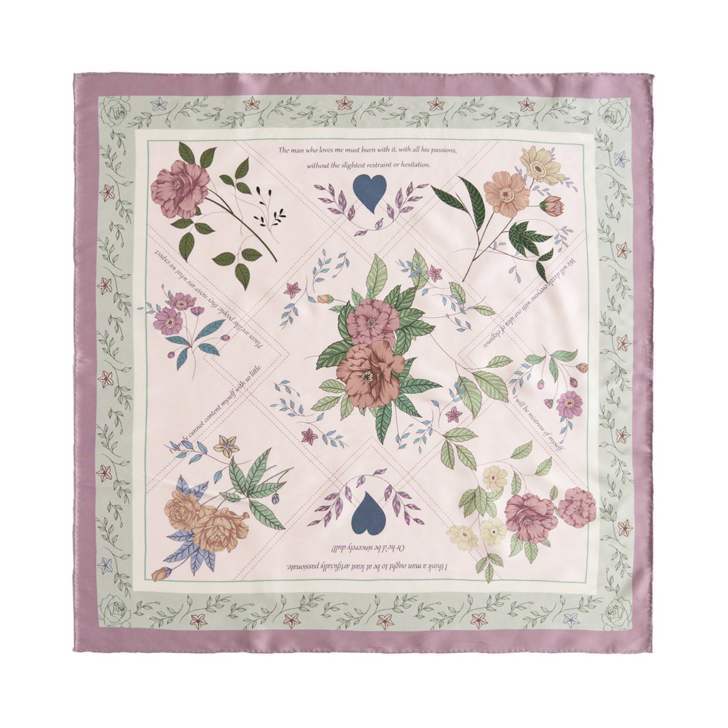 Lost Pattern x Sense and Sensibility Love Token Silk Scarf-1