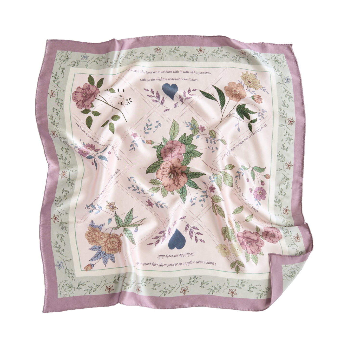 Lost Pattern x Sense and Sensibility Love Token Silk Scarf-2