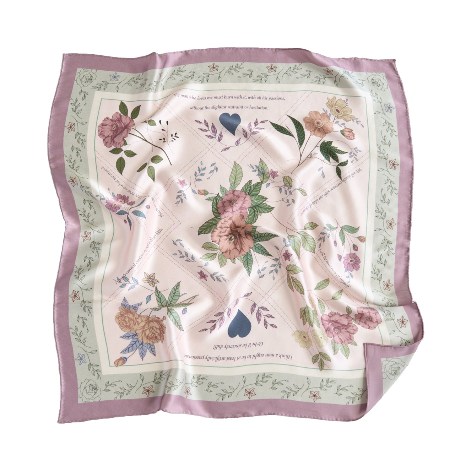 Lost Pattern x Sense and Sensibility Love Token Silk Scarf-2