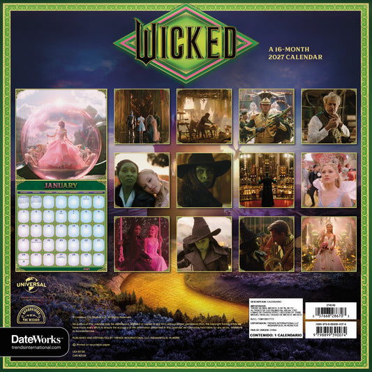 Wicked 2027 Wall Calendar-2