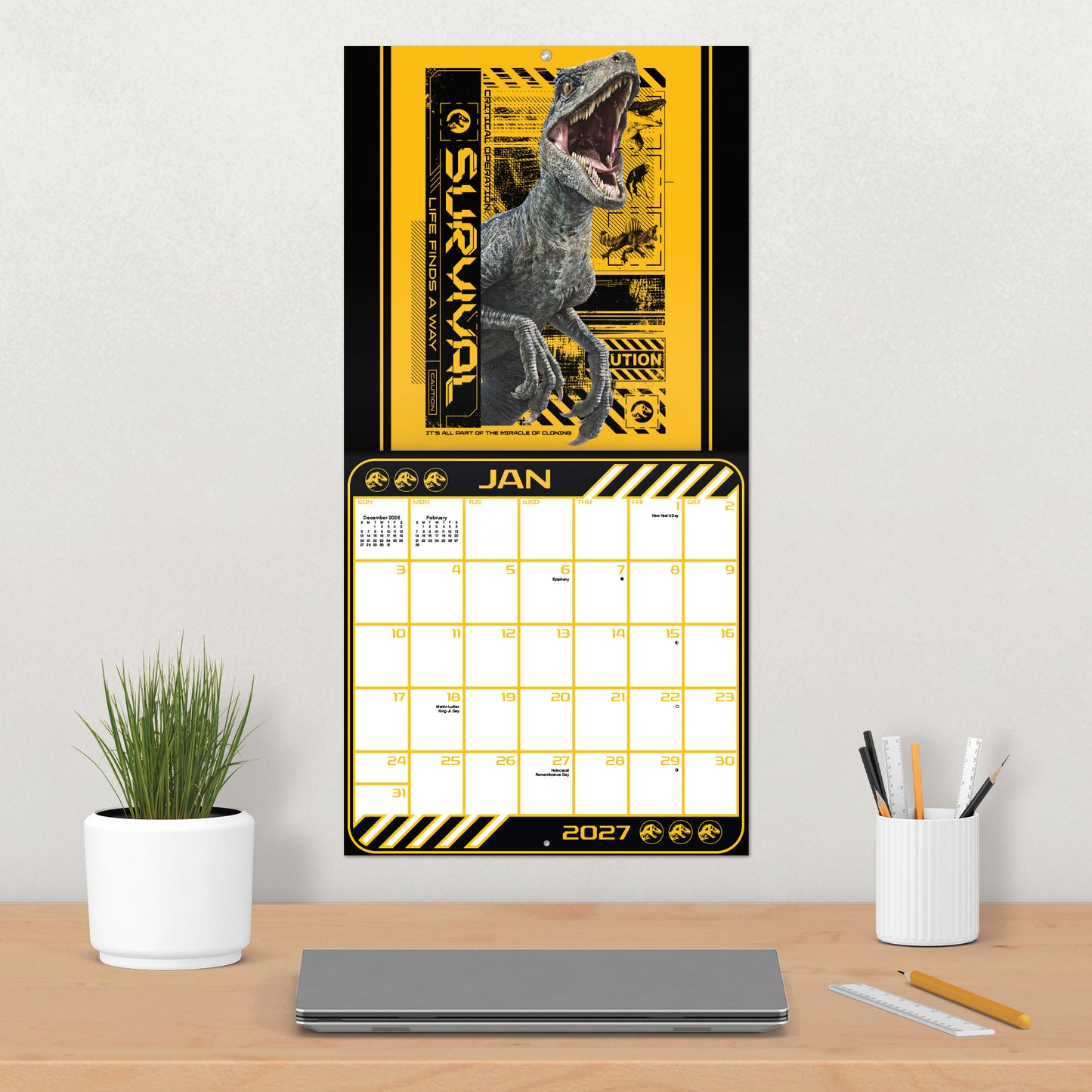 Jurassic World 2027 Wall Calendar-3