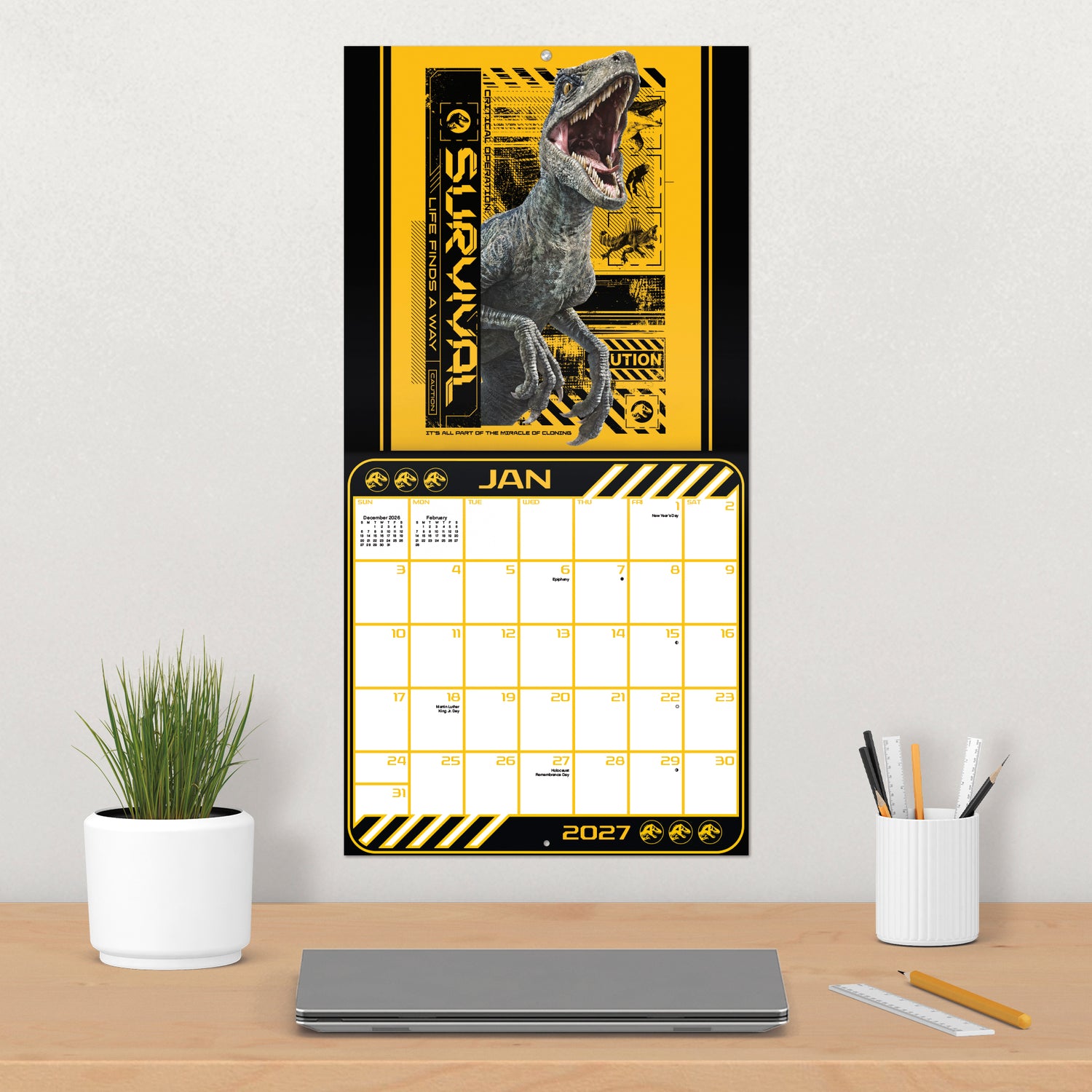Jurassic World 2027 Wall Calendar-3