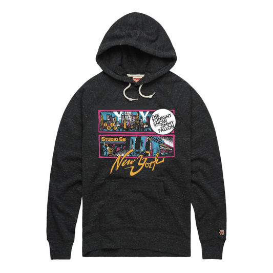 Tonight Show City Graphic Hoodie - Charcoal - XXL