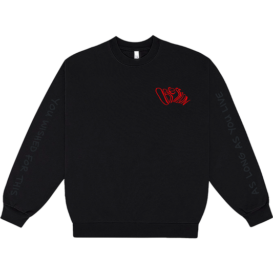 Obsession Unisex Heavy Fleece Crewneck Sweatshirt-1
