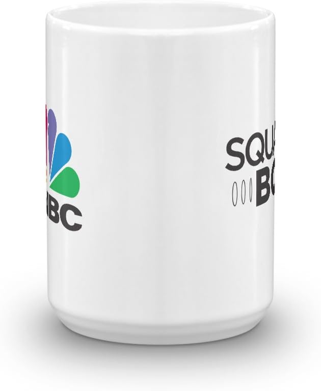 Squawk Box Logo White Mug