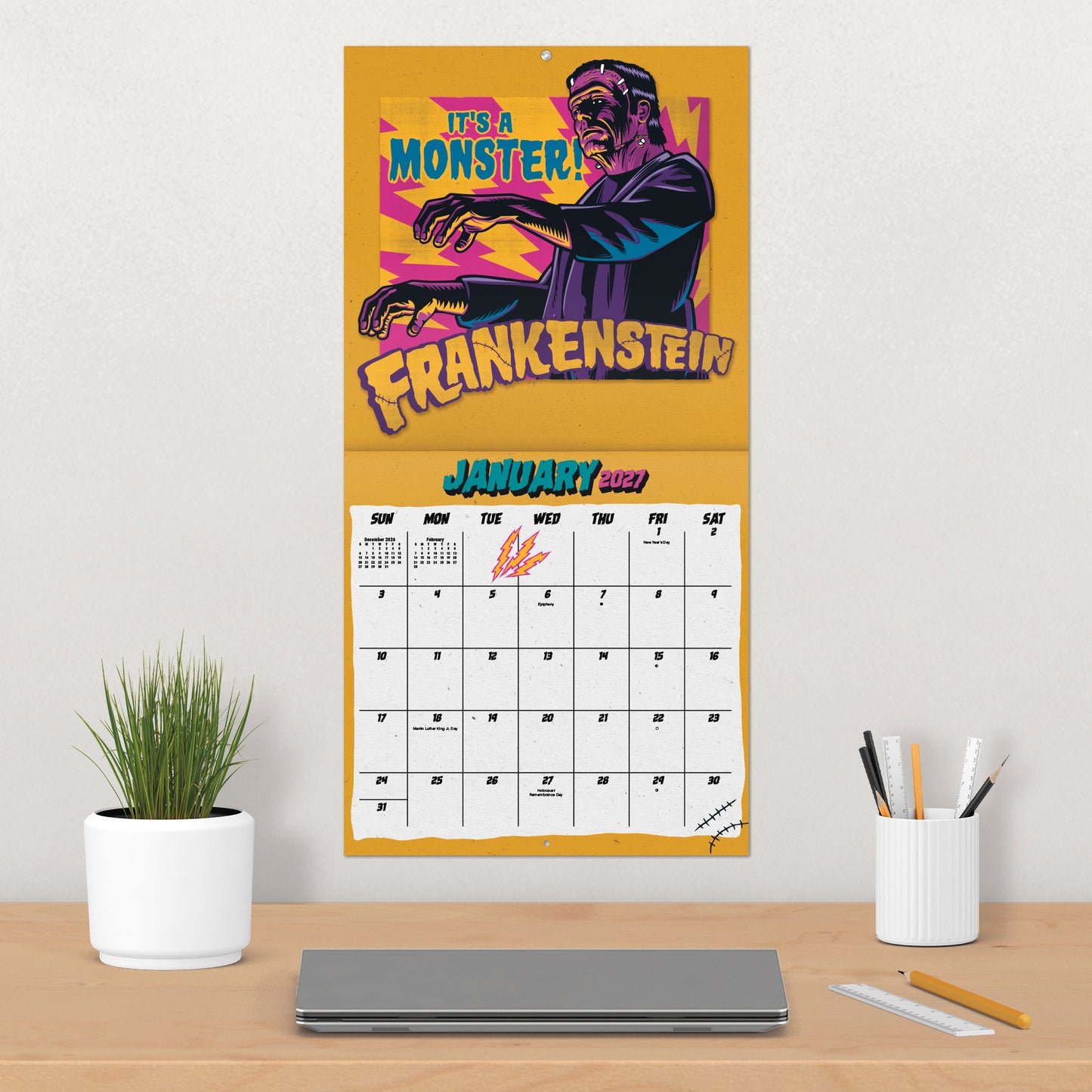 Universal Monsters 2027 Wall Calendar-3