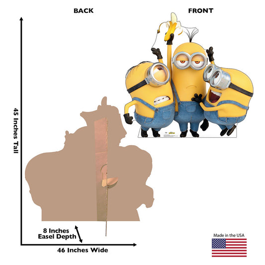 The Minions Stuart, Kevin & Bob Standee