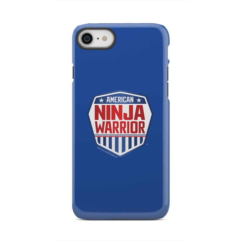 American Ninja Warrior Royal Blue iPhone Tough Phone Case