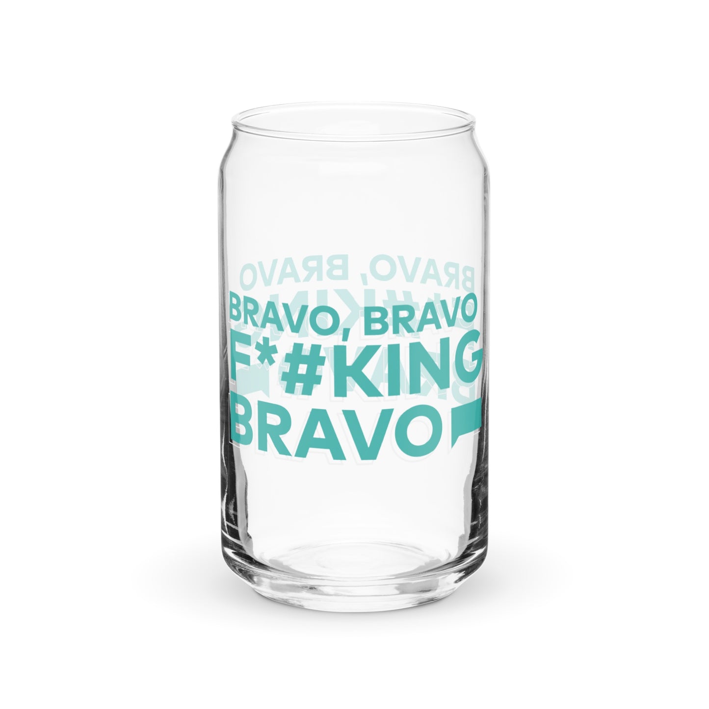 The Real Housewives of Beverly Hills Bravo, Bravo Can Shaped Glass
