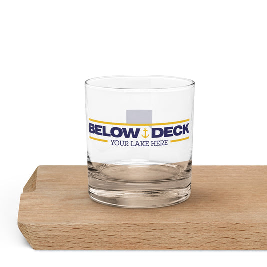 Below Deck Personalized Rocks Glass