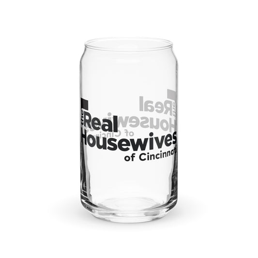 The Real Housewives Personalized Can Shaped Glass