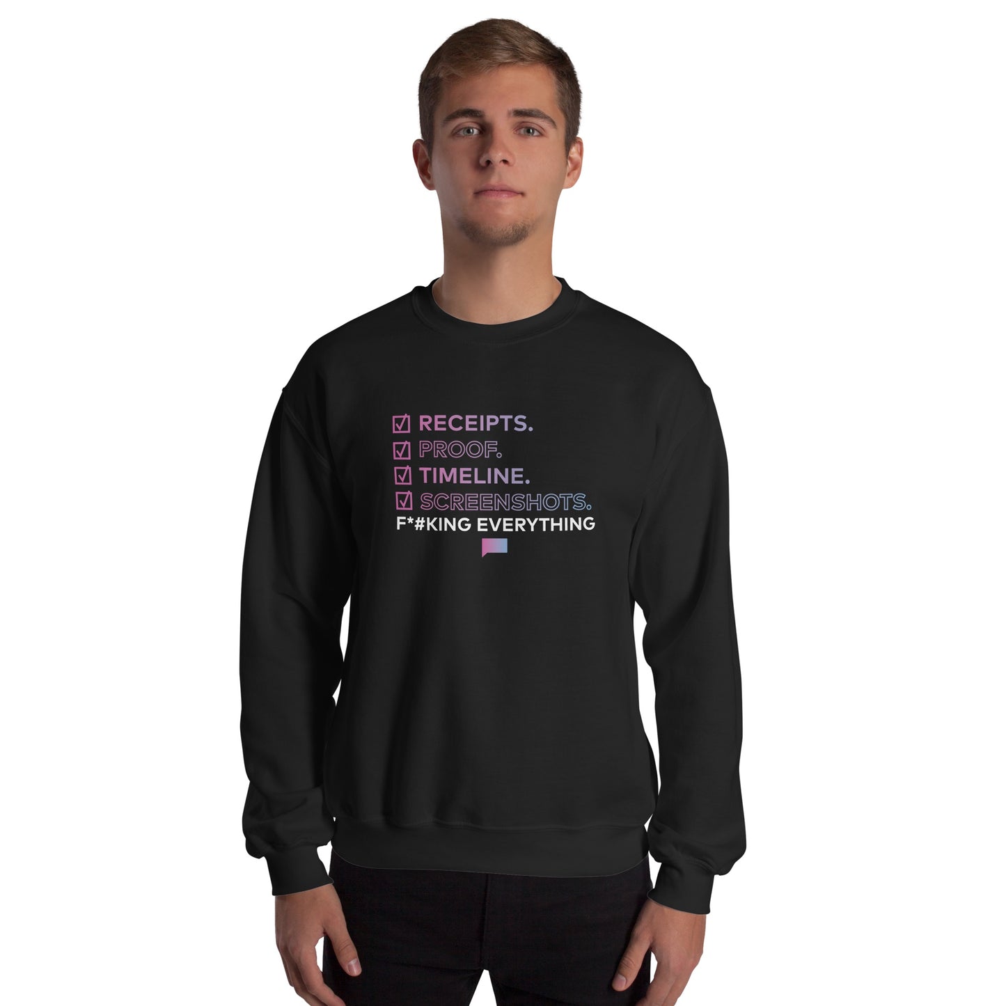 The Real Housewives of Salt Lake City Receipts Crewneck