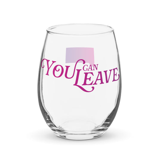 The Real Housewives of Salt Lake City You Can Leave Stemless Wineglass