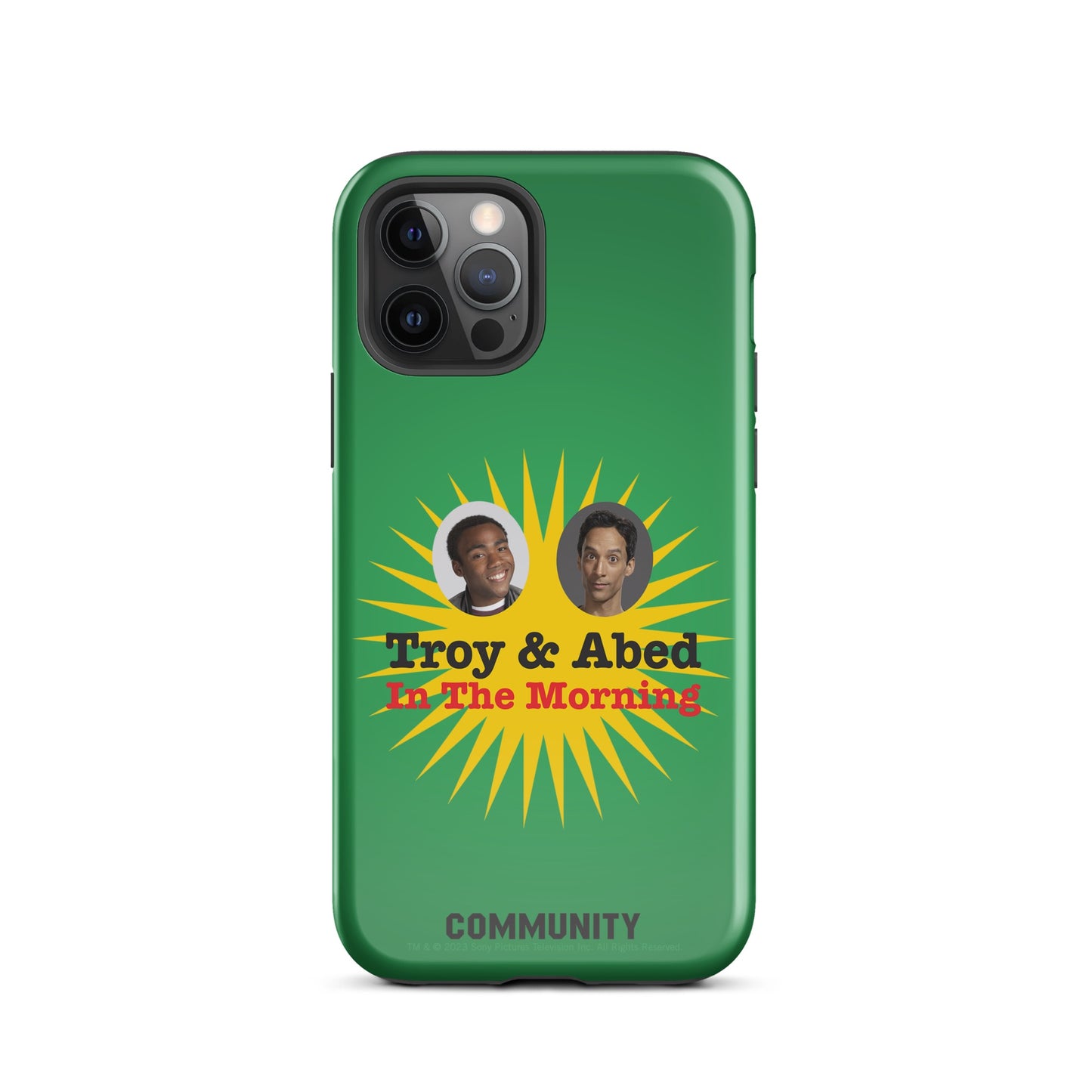 Community Troy and Abed In The Morning iPhone Tough Case