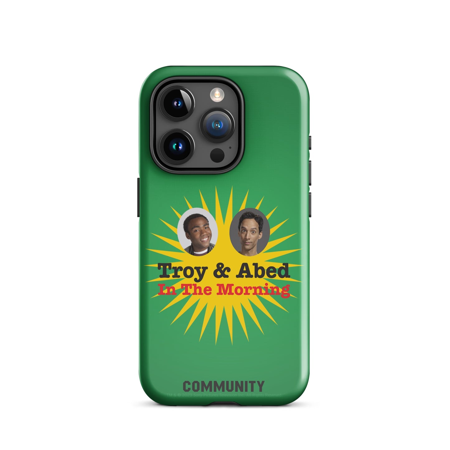 Community Troy and Abed In The Morning iPhone Tough Case
