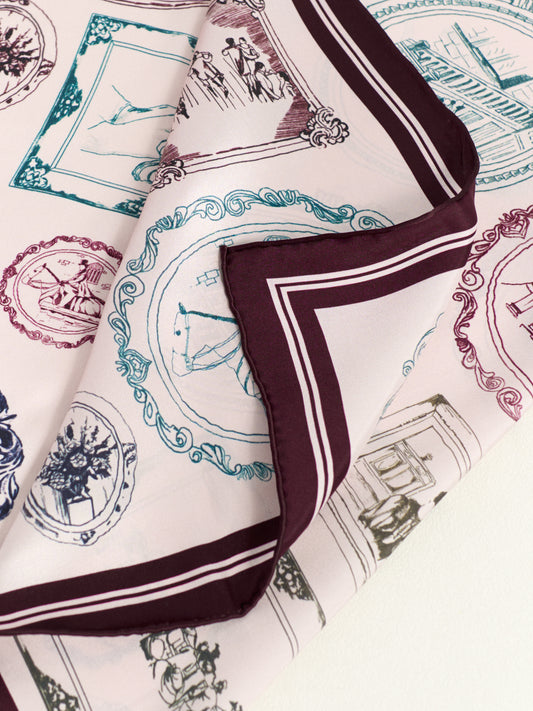 Lost Pattern x Downton Abbey: The Grand Finale Silk Scarf