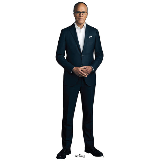 DATELINE Lester Holt Cardboard Cutout Standee