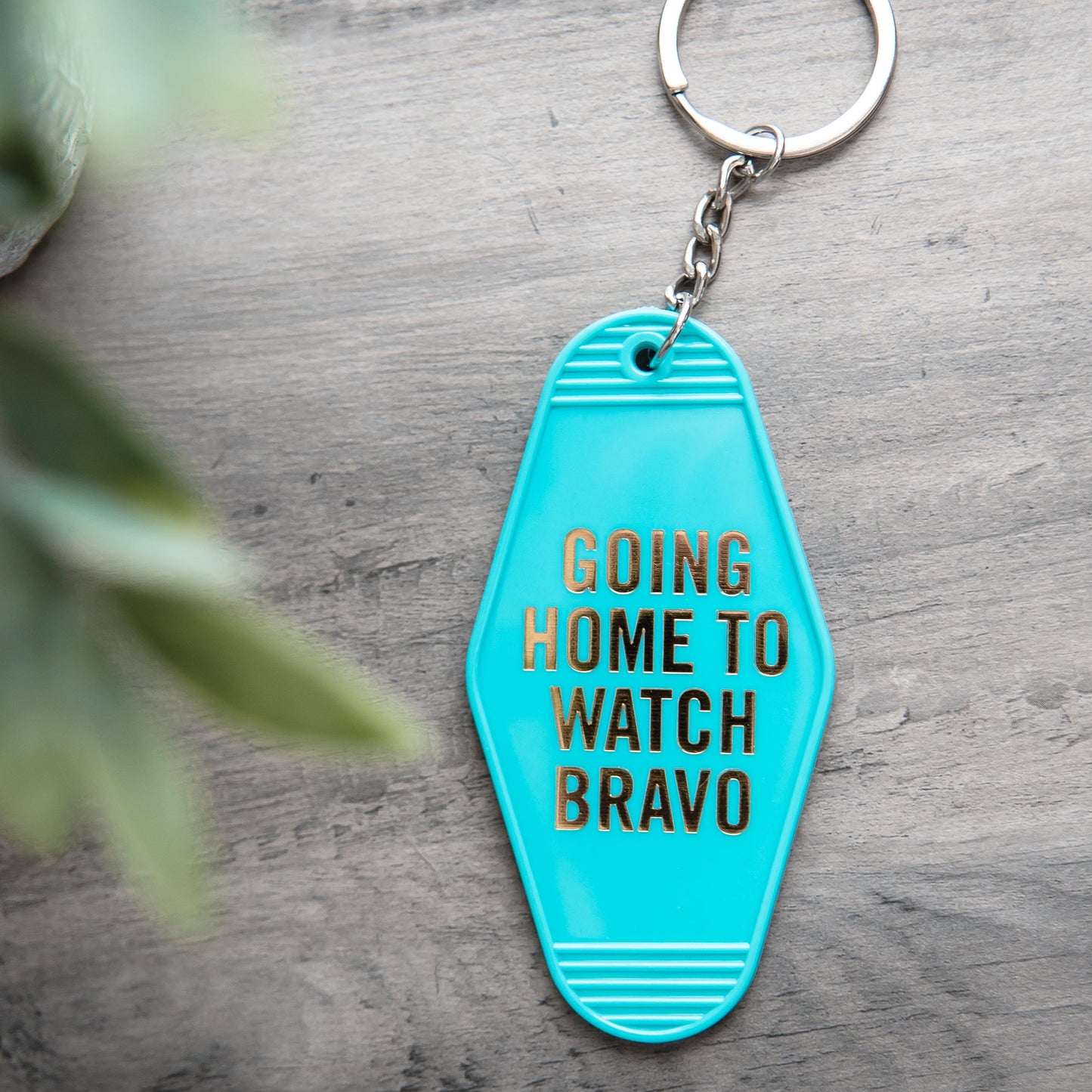 Going Home to Watch Bravo Hotel Style Keychain