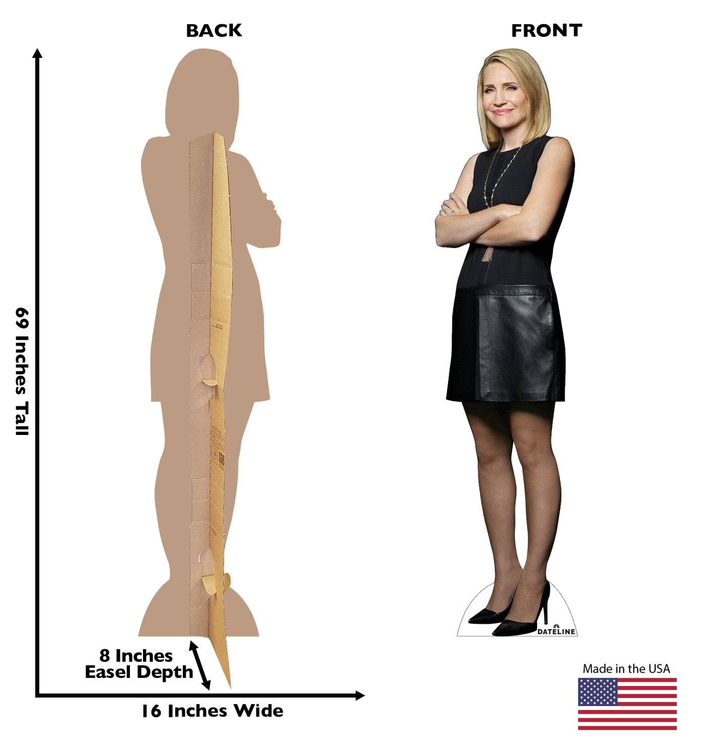 DATELINE Andrea Canning Life-size Cardboard Cutout Standee