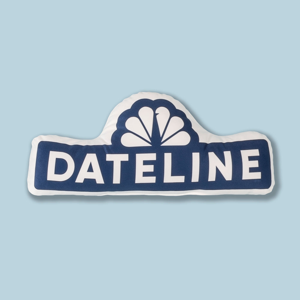 Dateline Logo Pillow