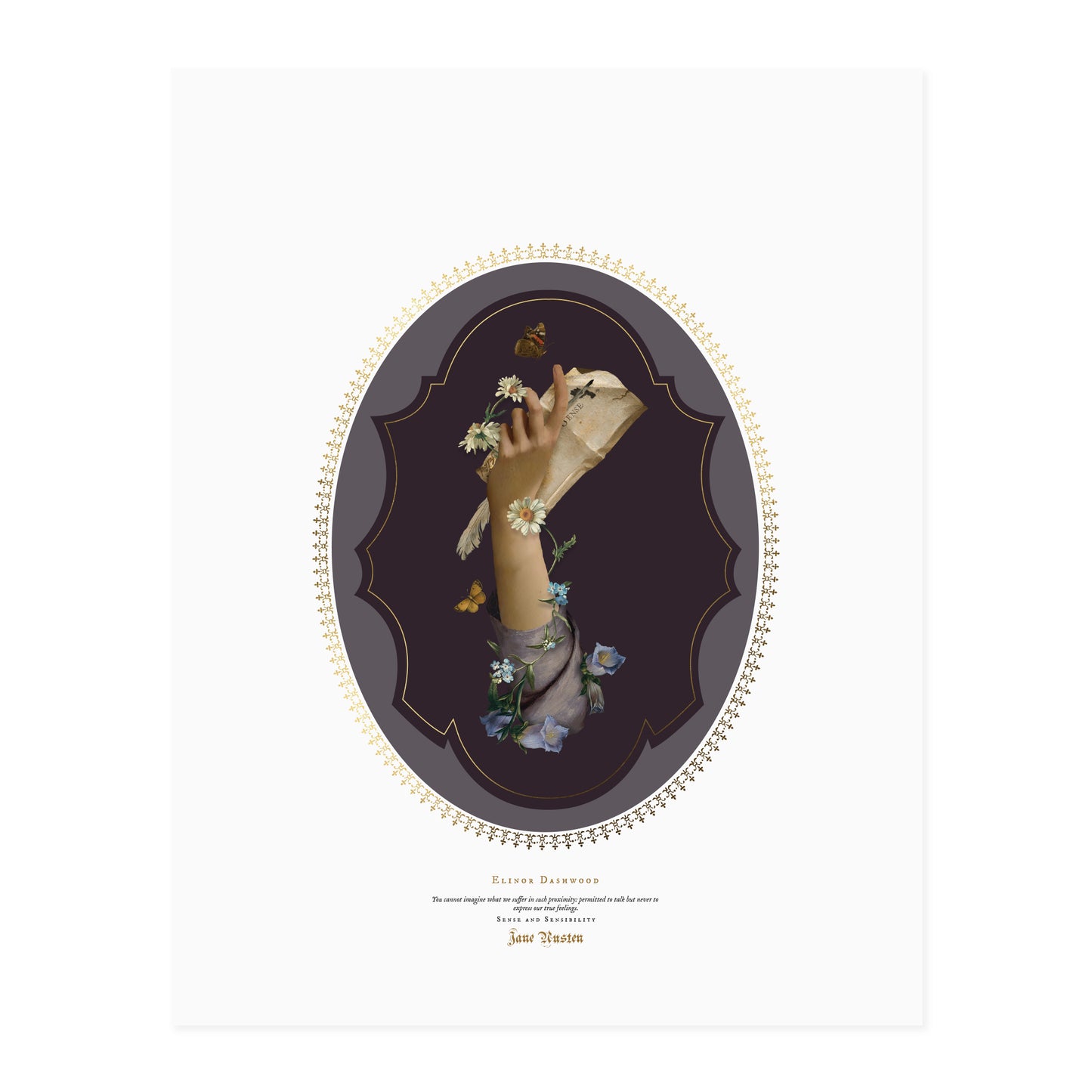 Sense and Sensibility x Open Sea Design Elinor Print