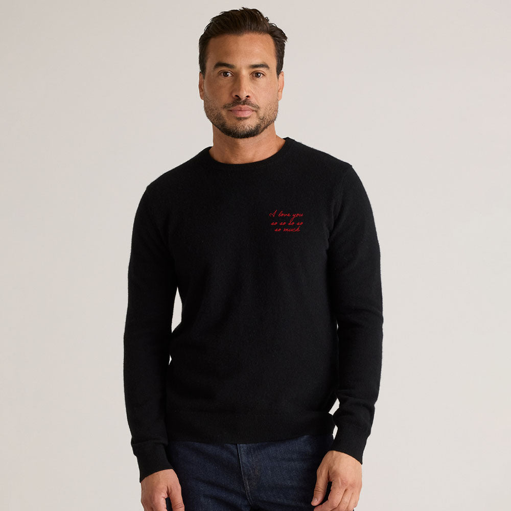 Obsession "I love you so so so so so much" Cashmere Sweater-1