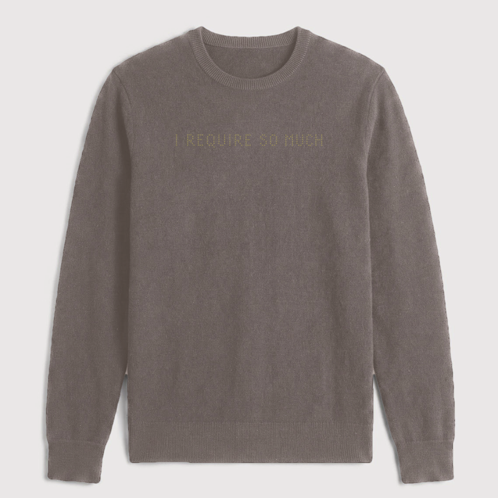 Sense and Sensibility I Require So Much Cashmere Sweater-1