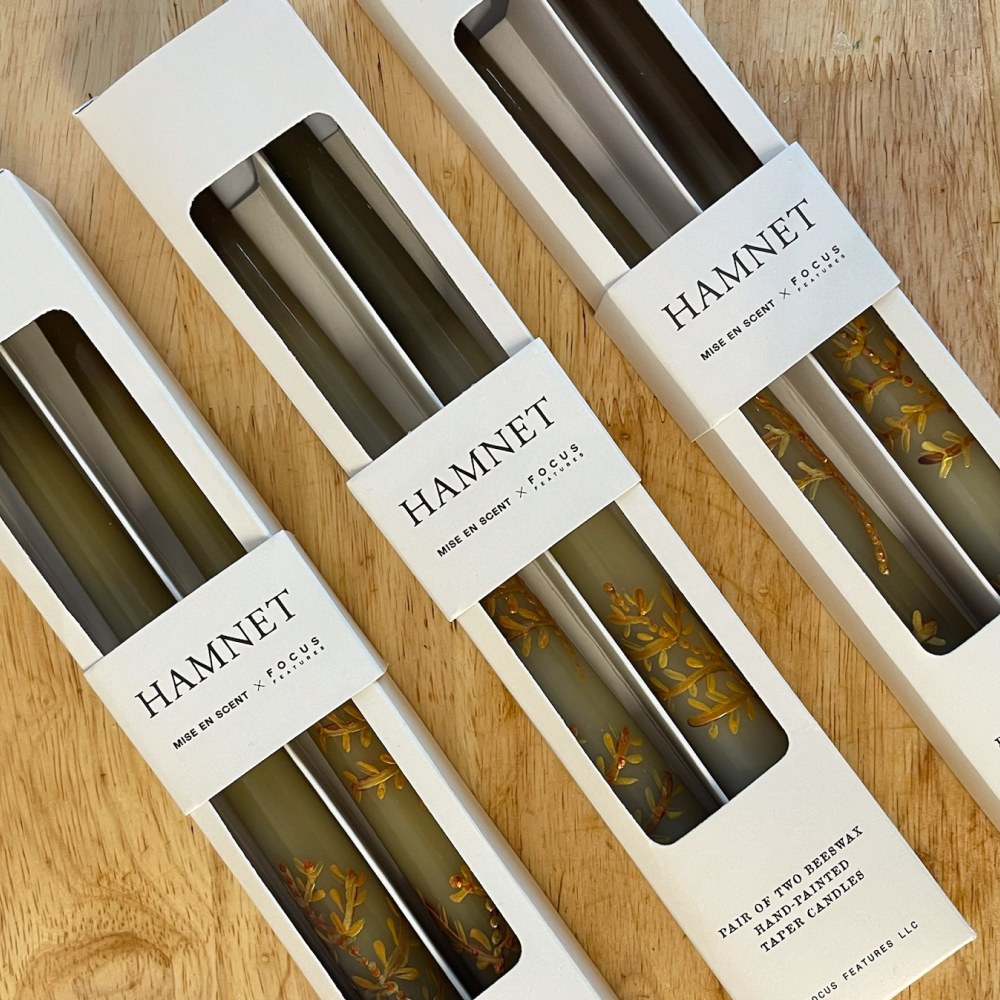 Hamnet x Mise En Scent: Hand-Painted Ombre Beeswax Taper Candles (Set of 2)