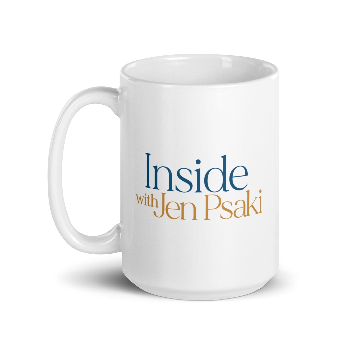Inside with Jen Psaki Logo White Mug
