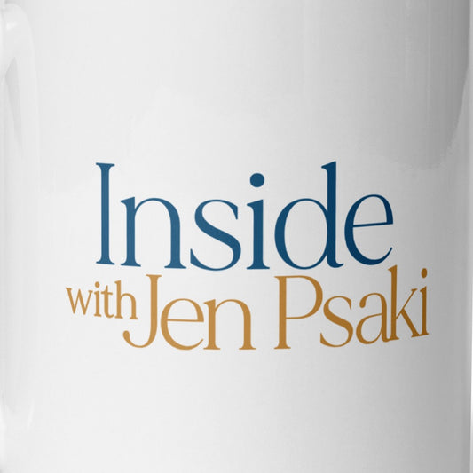 Inside with Jen Psaki Logo White Mug