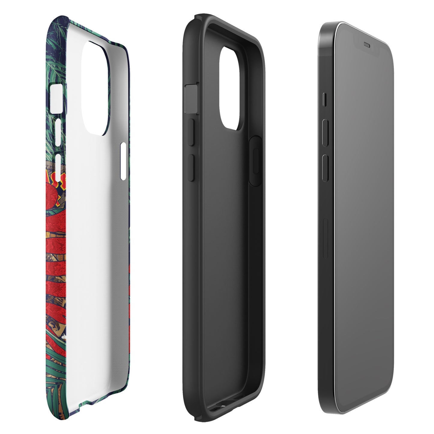 Jurassic Park Jungle Collage Tough Phone Case - iPhone