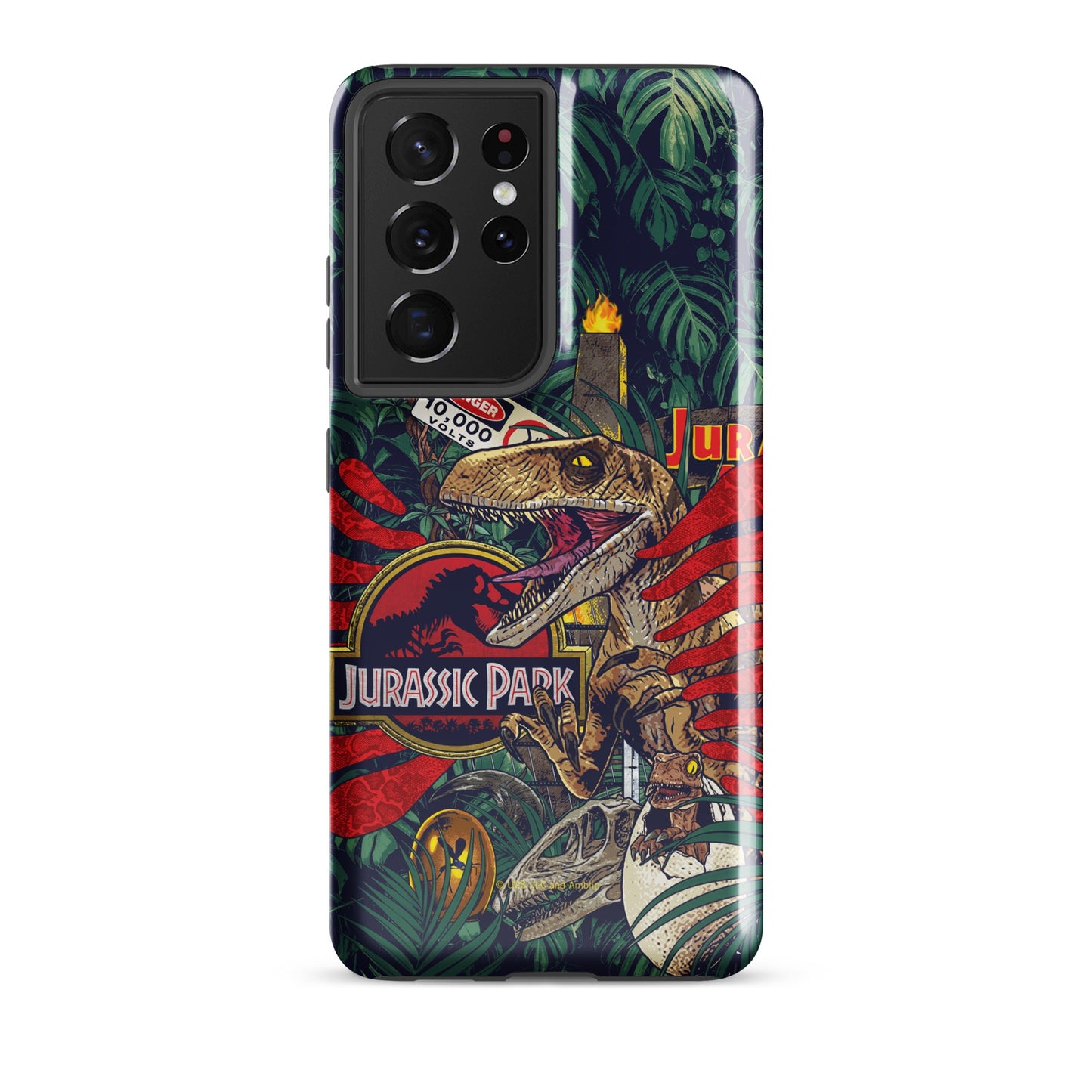 Jurassic Park Jungle Collage Tough Phone Case - Samsung