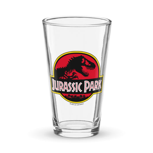 Jurassic Park Logo Pint Glass