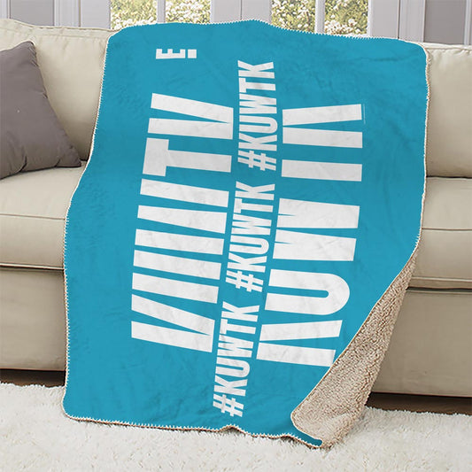 Keeping Up with the Kardashians Hashtag Sherpa Blanket
