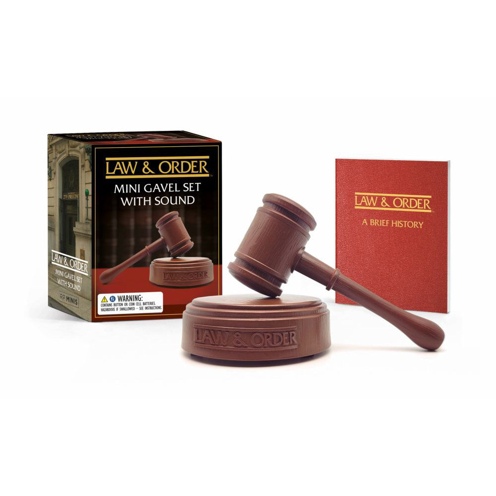 Law & Order: Mini Gavel Set with Sound