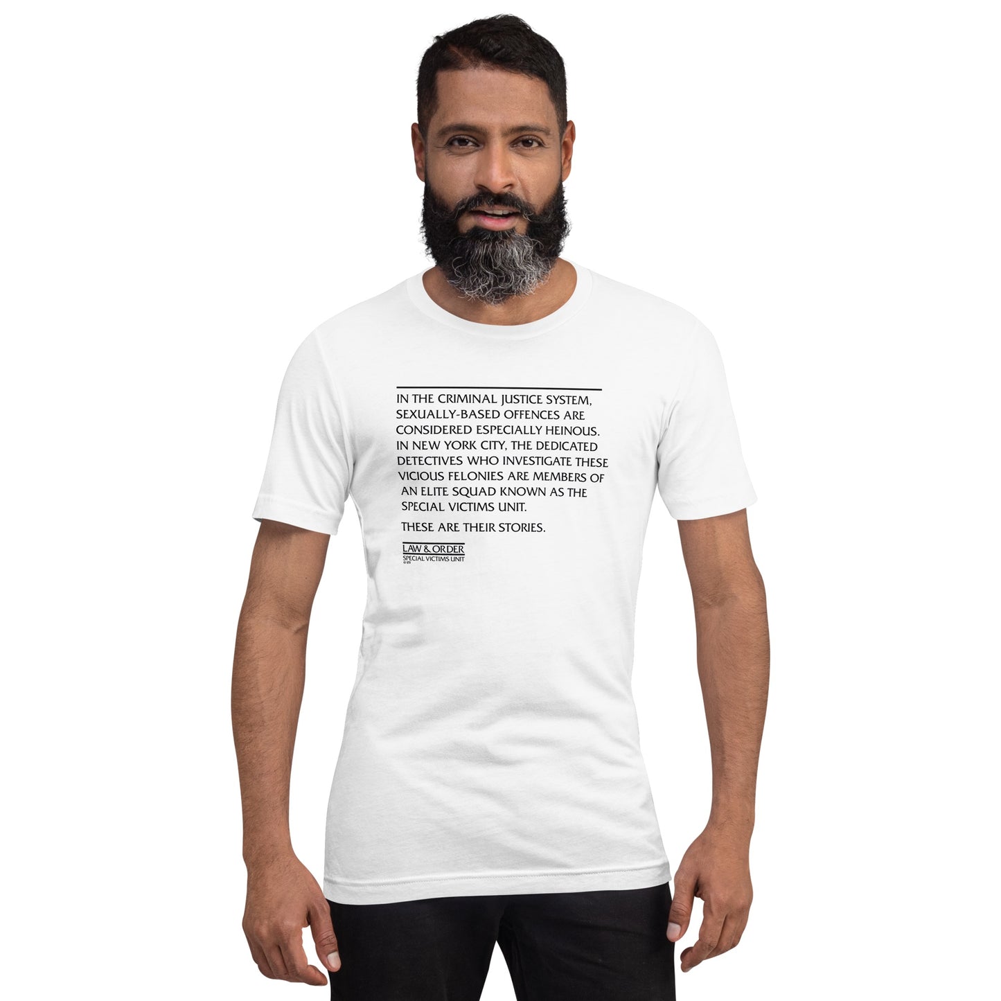 Law & Order Criminal Justice System Quote Adult Short Sleeve T-Shirt