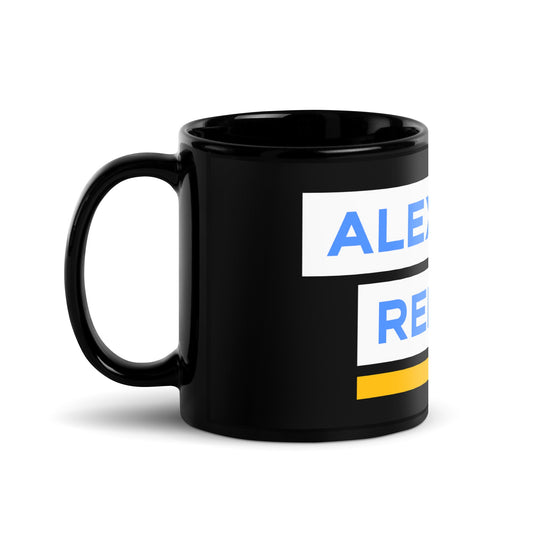 Alex Witt Reports Black Mug