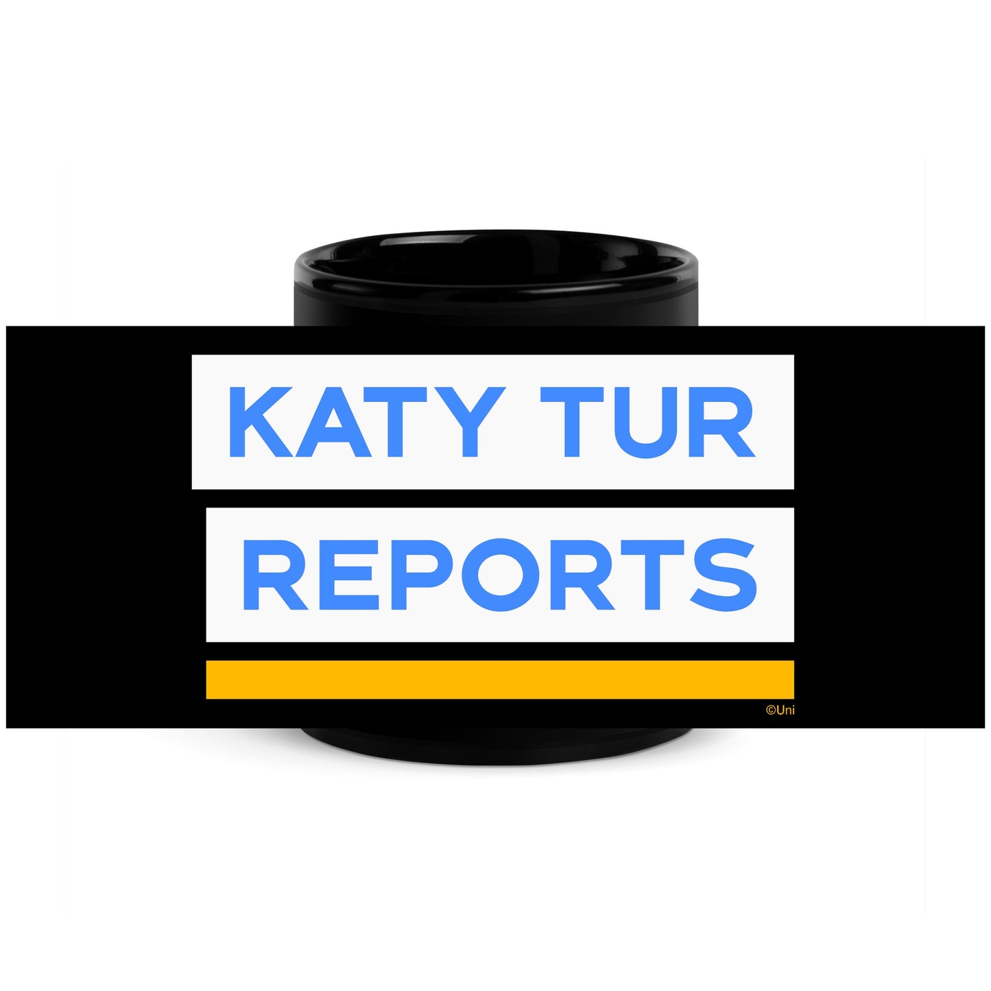 Katy Tur Reports Black Mug
