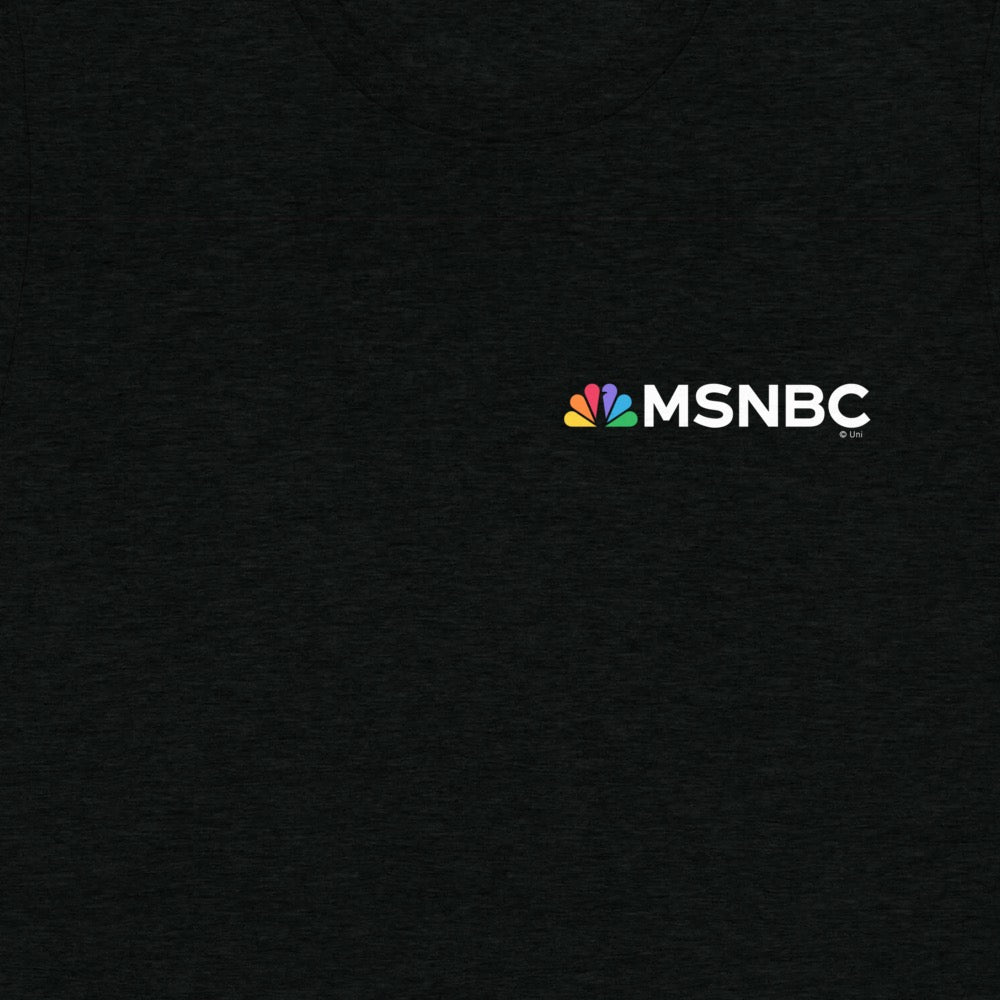 MSNBC Gear LOGO Men's Tri-Blend T-Shirt