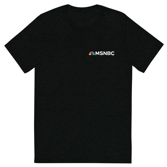 MSNBC Gear LOGO Men's Tri-Blend T-Shirt