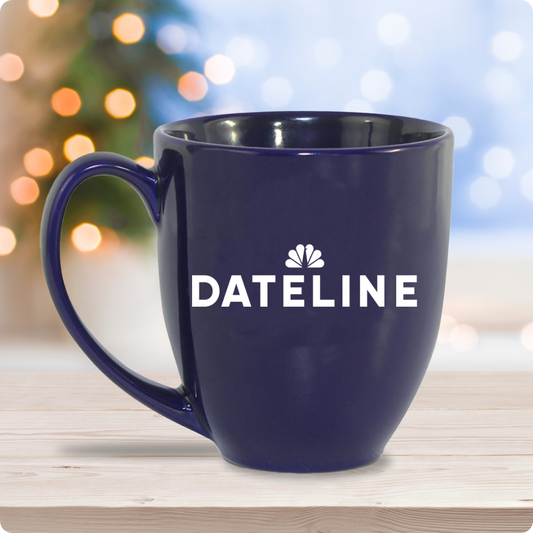 DATELINE The True Crime Original Navy Jumbo Mug