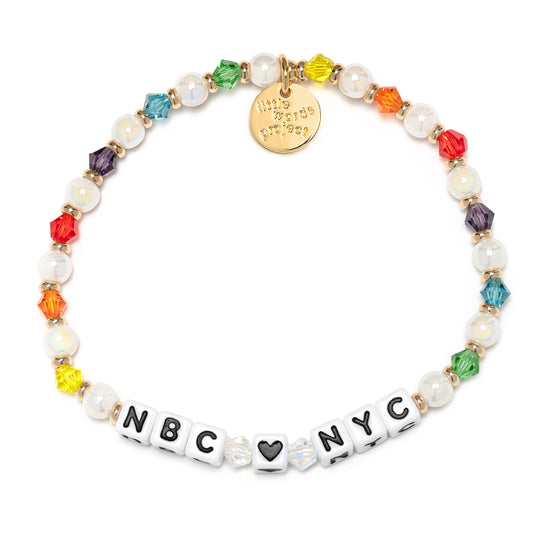 NBC NYC Hearts Little Words Project Bracelet