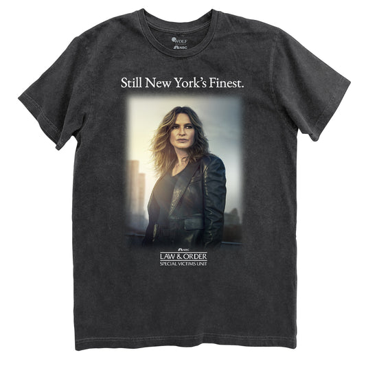 Law & Order: SVU Still New York's Finest T-shirt Charcoal