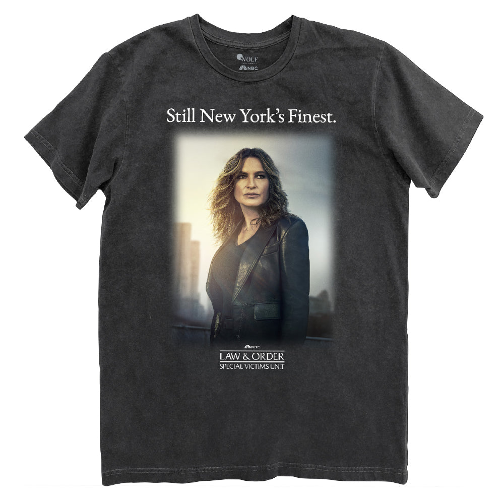 Law & Order: SVU Still New York's Finest T-shirt Charcoal