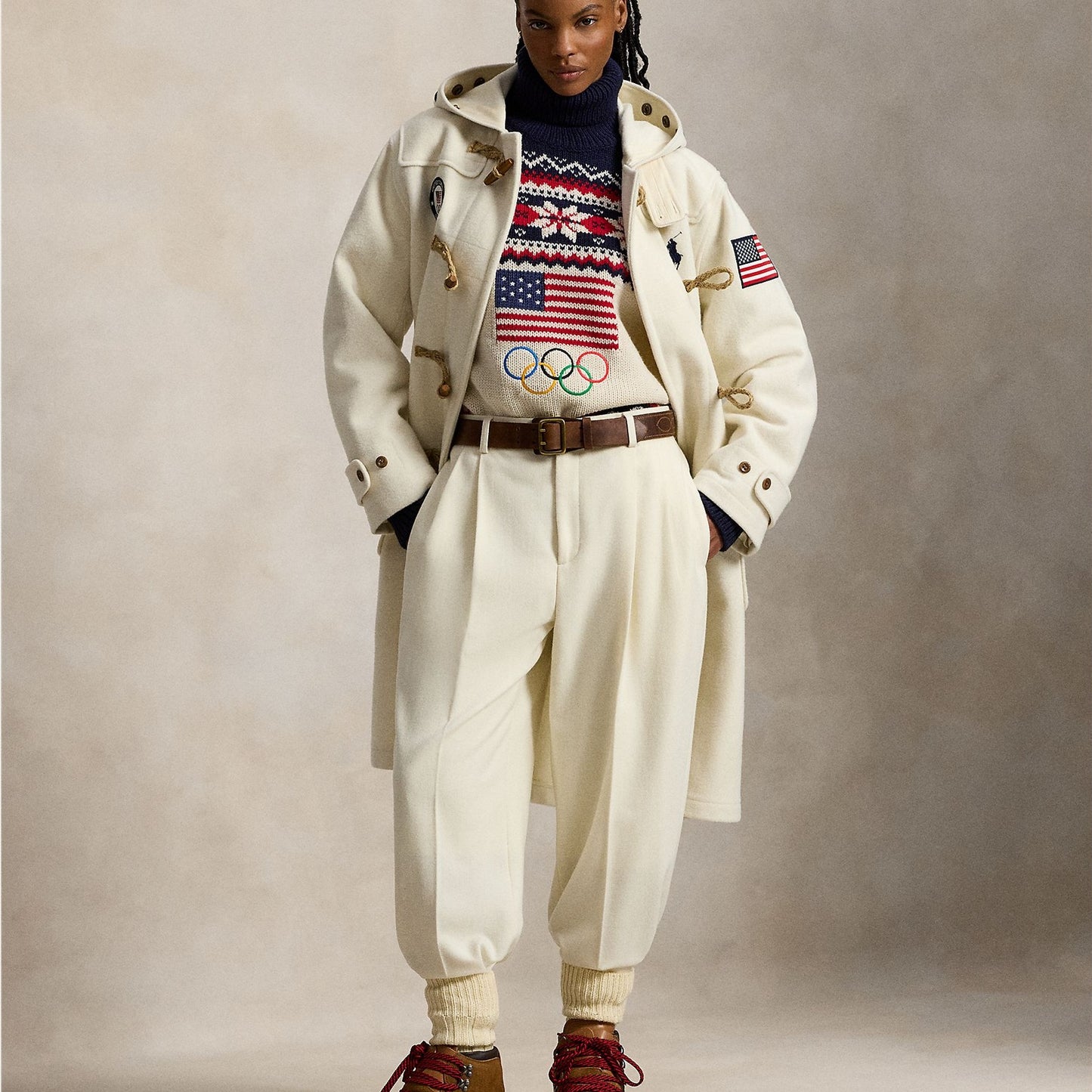 Ralph Lauren Team USA Women's Opening Ceremony Toggle Coat